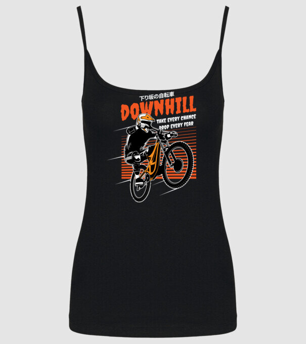 TR Downhill model negru pe tricou