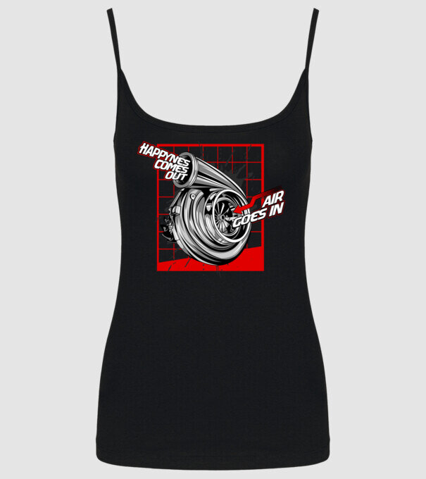 Turbo model negru pe tricou
