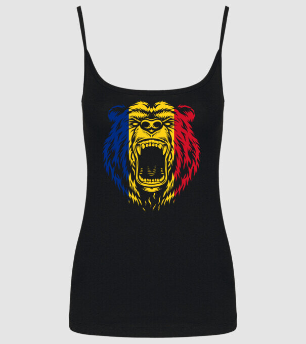 ursul model negru pe tricou