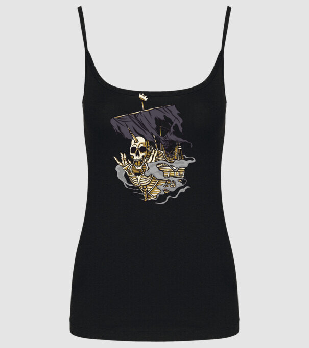Vapoare model negru pe tricou