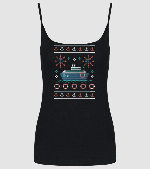 Vapoare model negru pe tricou