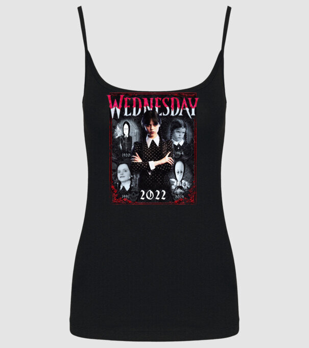 WEDNESDAY multi all time model negru pe tricou