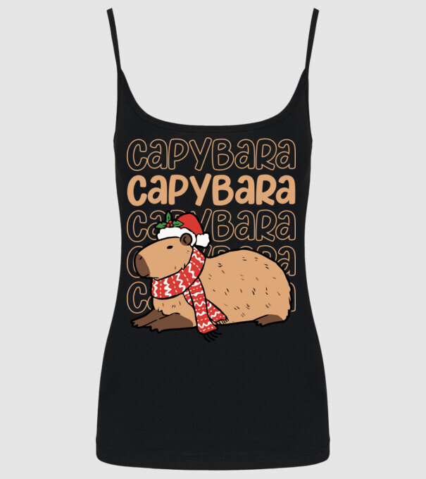Xmas Cappy model negru pe tricou