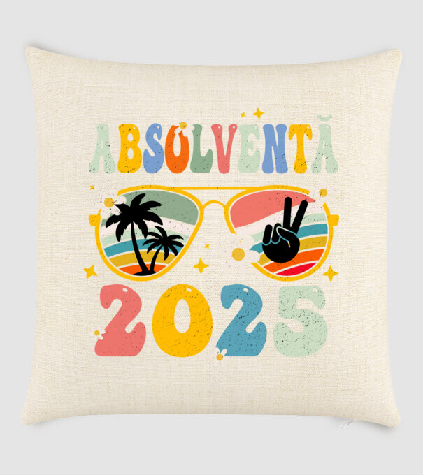 Absolventă 2025 model nisipiu pe tricou