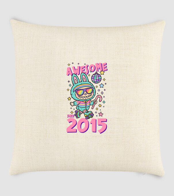 Awesome since 2015 - Labubu model nisipiu pe tricou