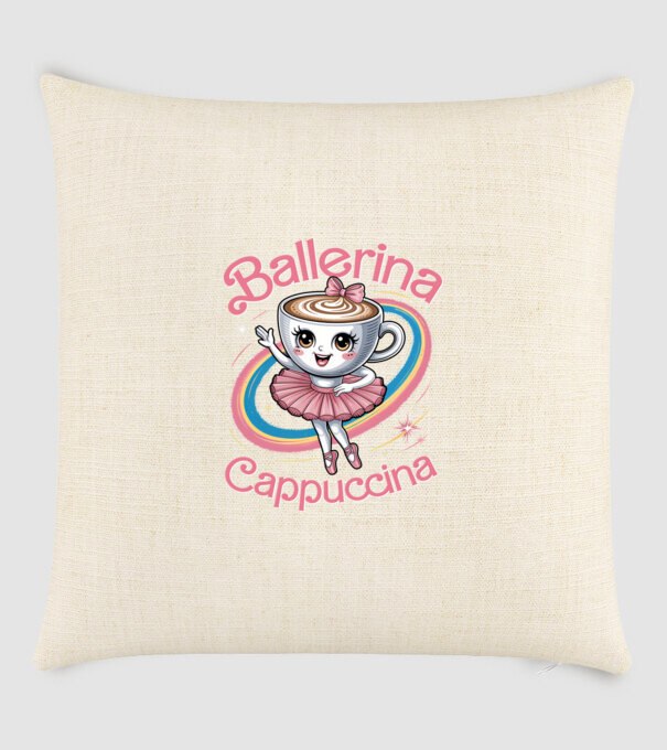 Ballerina Cappuccina model nisipiu pe tricou