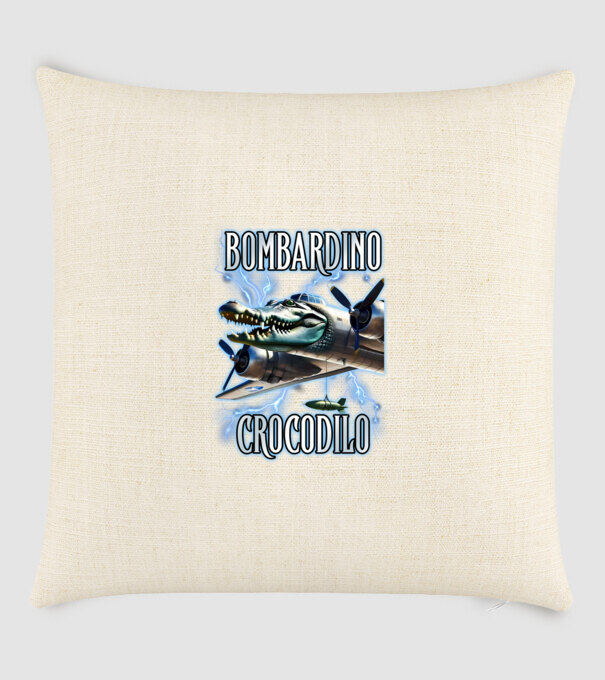 Bombardino Crocodilo model nisipiu pe tricou