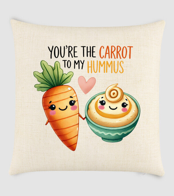Carrot to my Hummus model nisipiu pe tricou