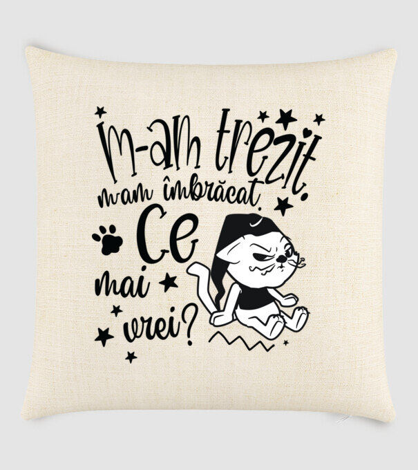 Ce mai vrei? model nisipiu pe tricou