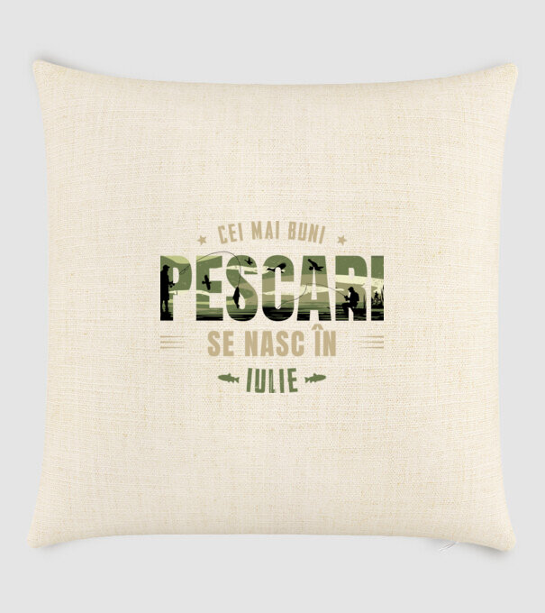 Cei mai buni pescari se nasc în iulie model nisipiu pe tricou