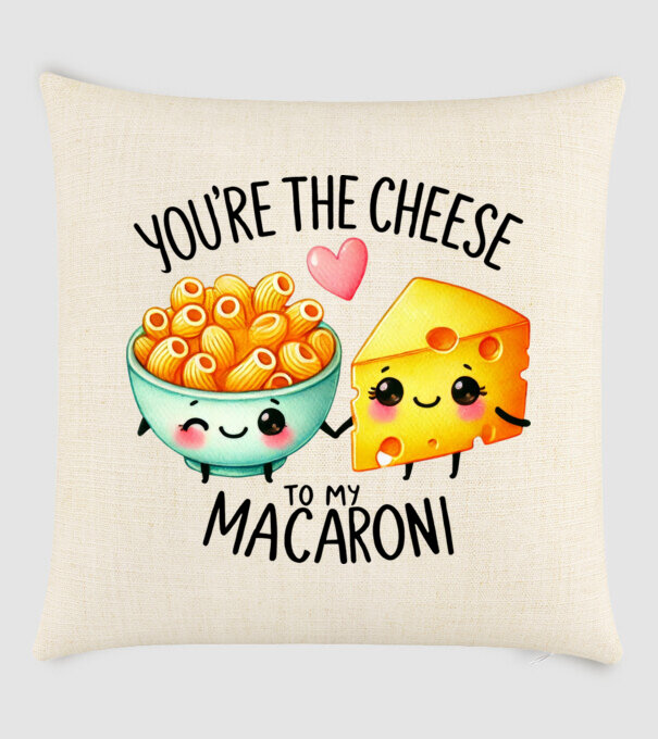 Cheese to my Macaroni model nisipiu pe tricou