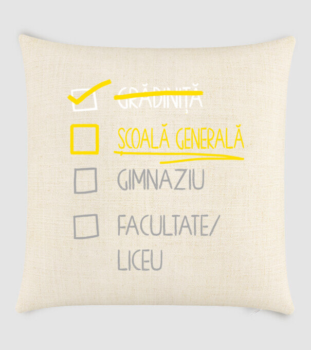 Cheklist educație - grădiniță negru model nisipiu pe tricou