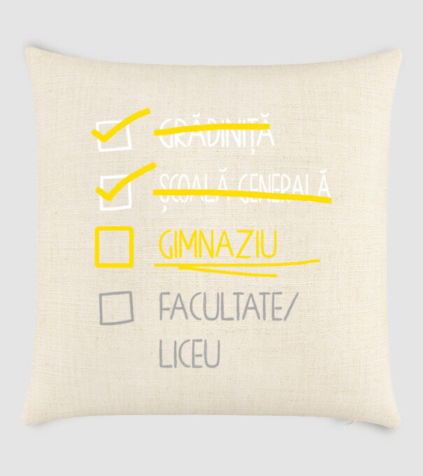 Cheklist educație - Școala primară negru model nisipiu pe tricou