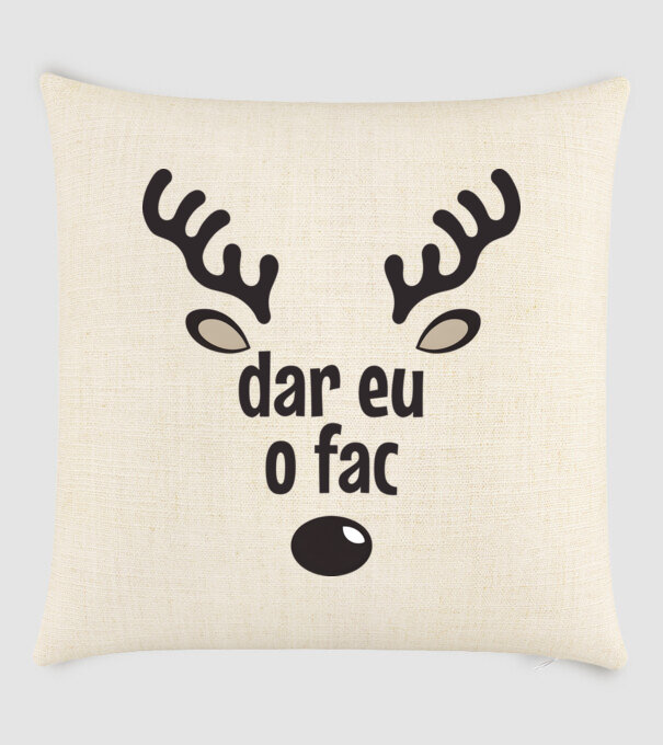 Dar eu o fac crăciun chiar căprioară Alb model nisipiu pe tricou