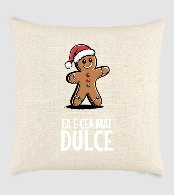 Ea e cea mai dulce Negru model nisipiu pe tricou
