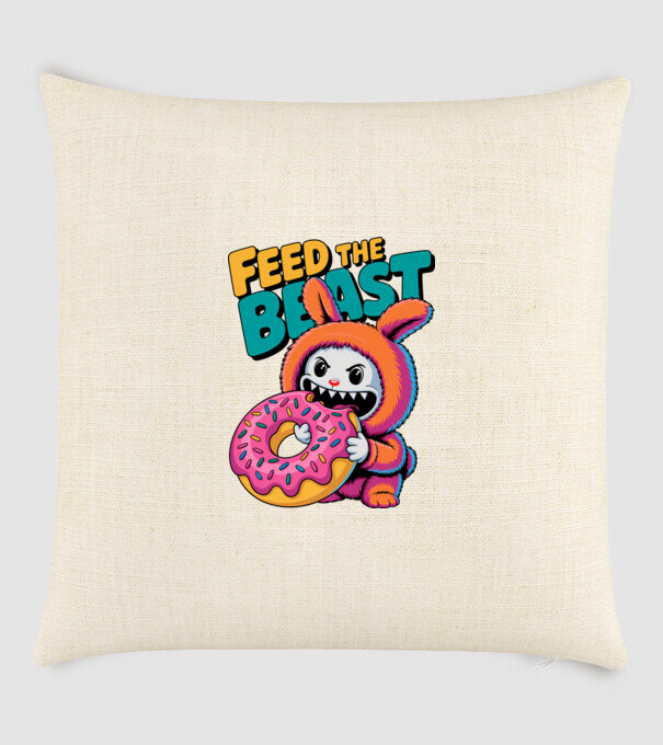 Feed the beast model nisipiu pe tricou