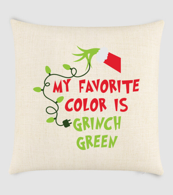 Grinch Green model nisipiu pe tricou