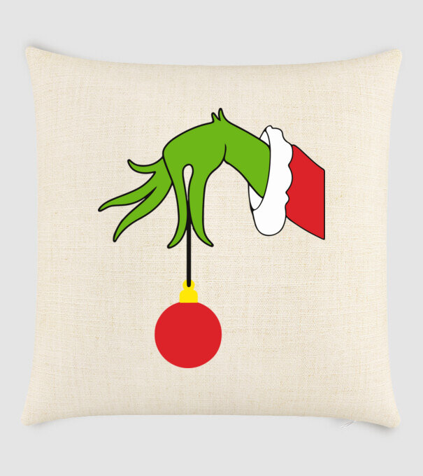Grinch hand model nisipiu pe tricou