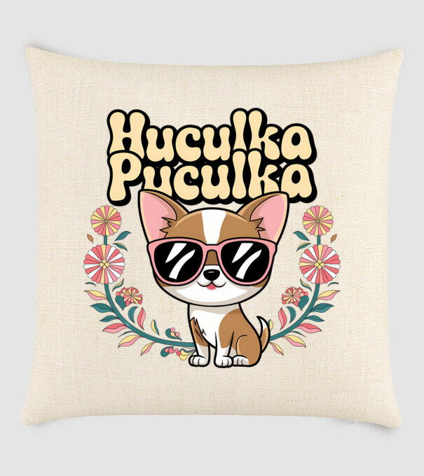 Huculka Puculka câine 1 model nisipiu pe tricou