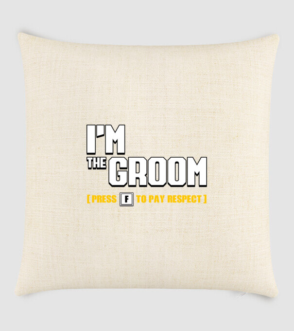 I'm the Groom model nisipiu pe tricou