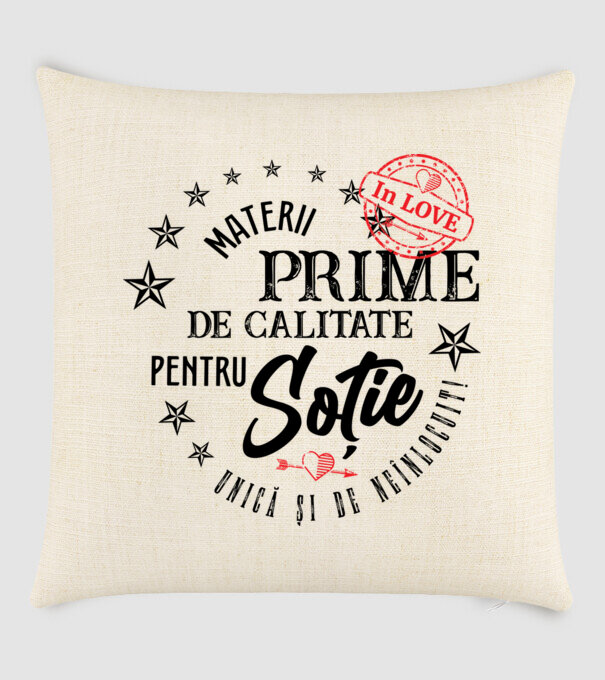Materii prime de calitate pentru soție model nisipiu pe tricou