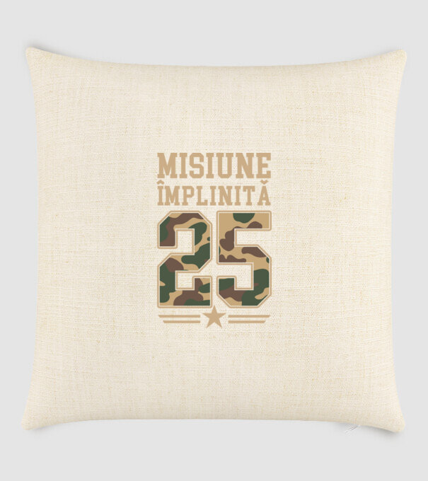 Misiune împlinită 25 model nisipiu pe tricou