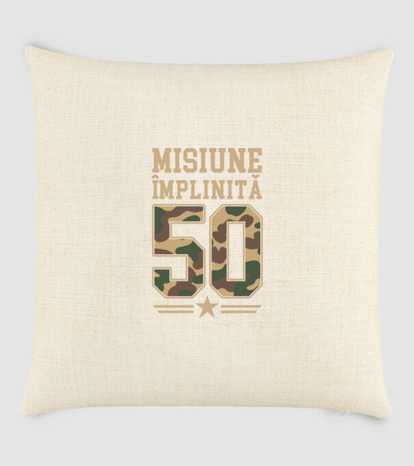 Misiune împlinită 50 model nisipiu pe tricou