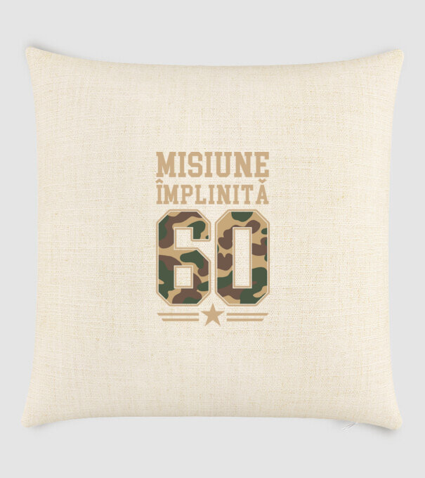 Misiune împlinită 60 model nisipiu pe tricou