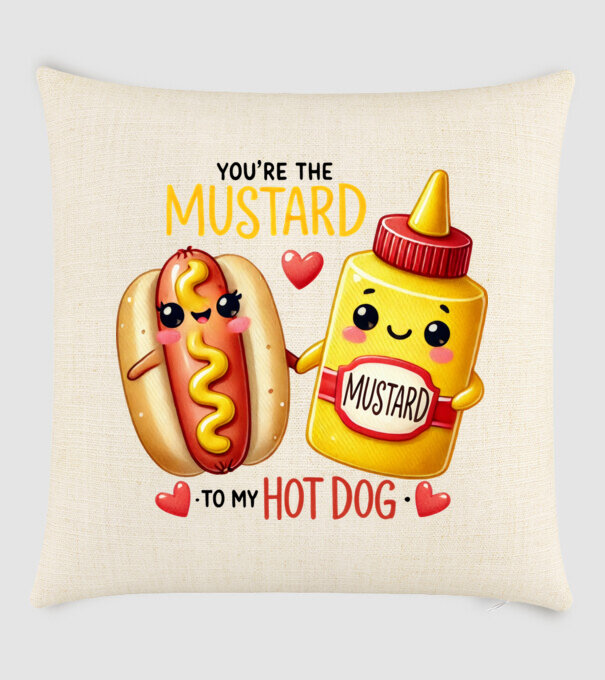 Mustard to my Hot Dog model nisipiu pe tricou
