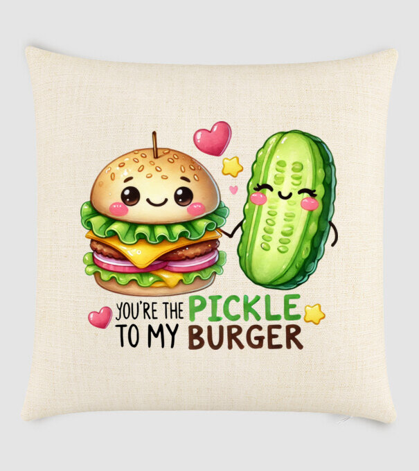 Pickle to my Burger model nisipiu pe tricou