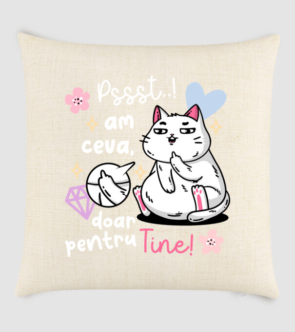 Pssst, am ceva doar pentru tine! model nisipiu pe tricou