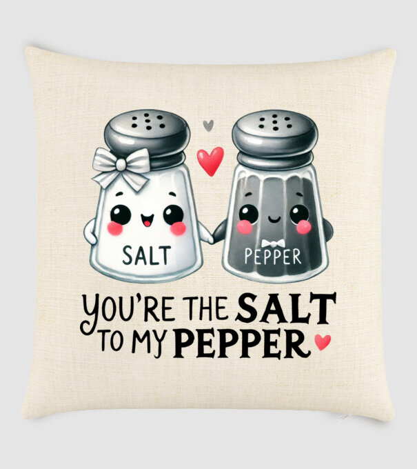 Salt to my Pepper model nisipiu pe tricou