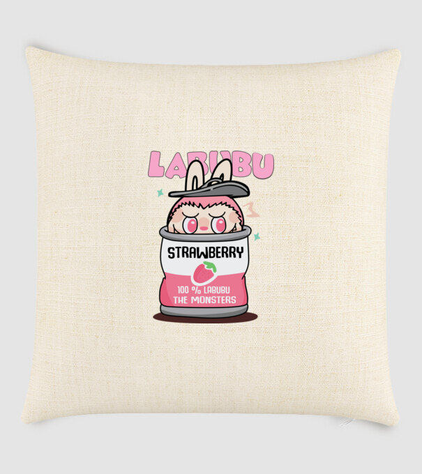 Strawberry Labubu model nisipiu pe tricou