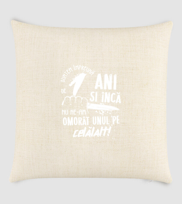 Suntem împreună de 1 ani model nisipiu pe tricou