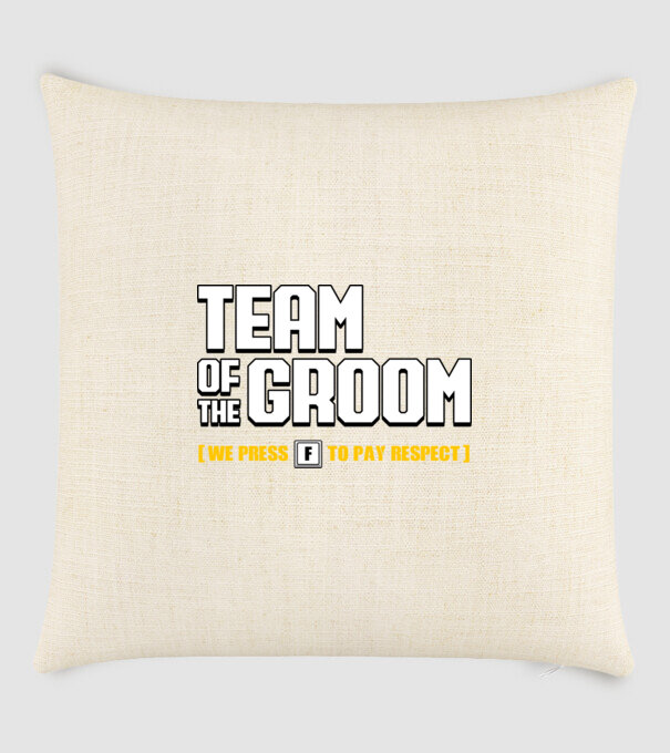 Team of the Groom model nisipiu pe tricou