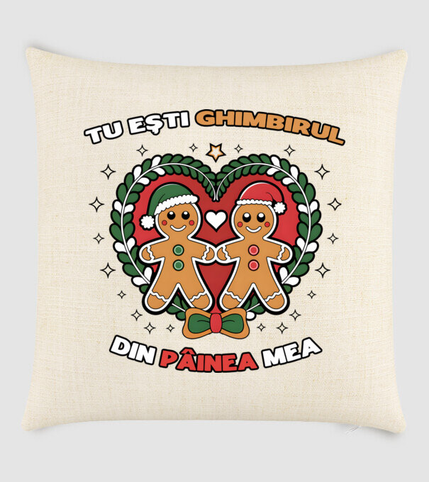 Tu ești ghimbirul din păinea mea model nisipiu pe tricou