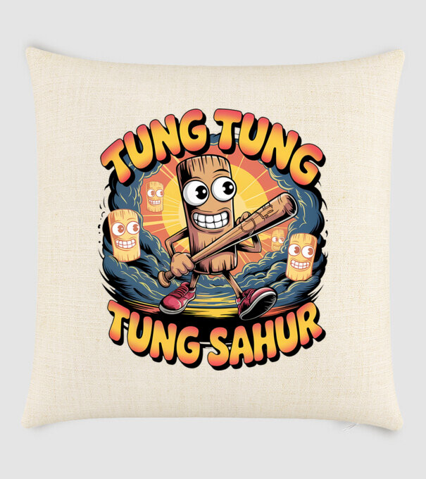 Tung Tung Tung Sahur Retro model nisipiu pe tricou
