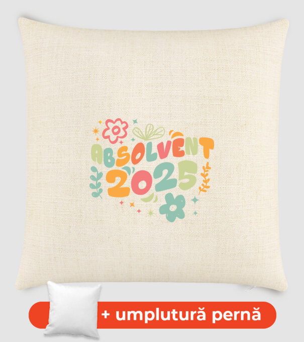 Absolventa 2025 model nisipiu pe tricou
