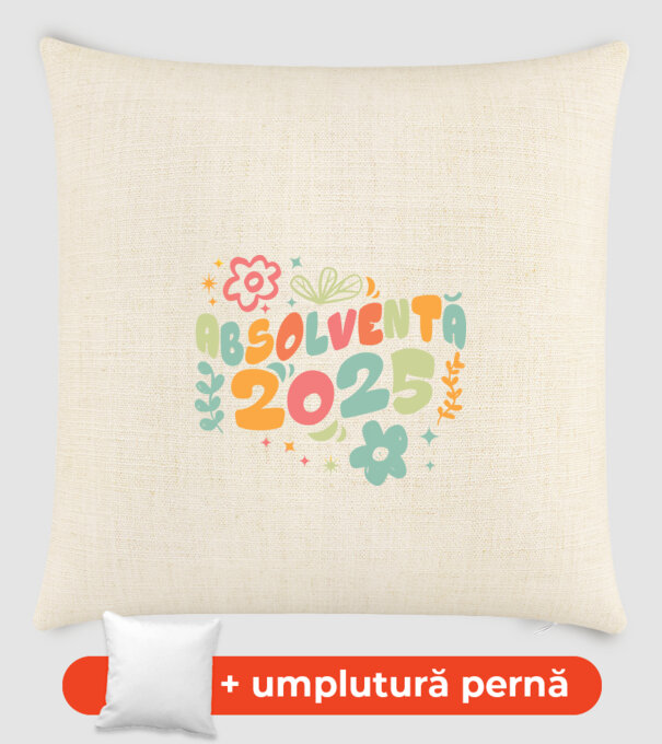 Absolventă 2025 model nisipiu pe tricou