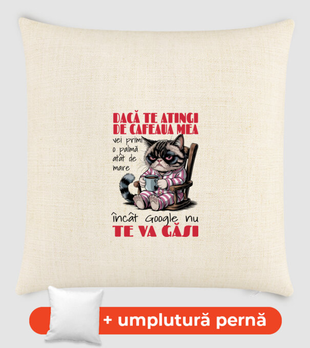 atinge cafeaua mea și nici măcar Google nu te va găsi Alb model nisipiu pe tricou