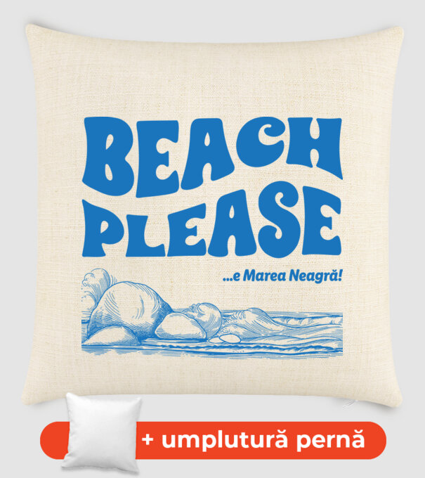 Beach please, e Marea Neagră! model nisipiu pe tricou