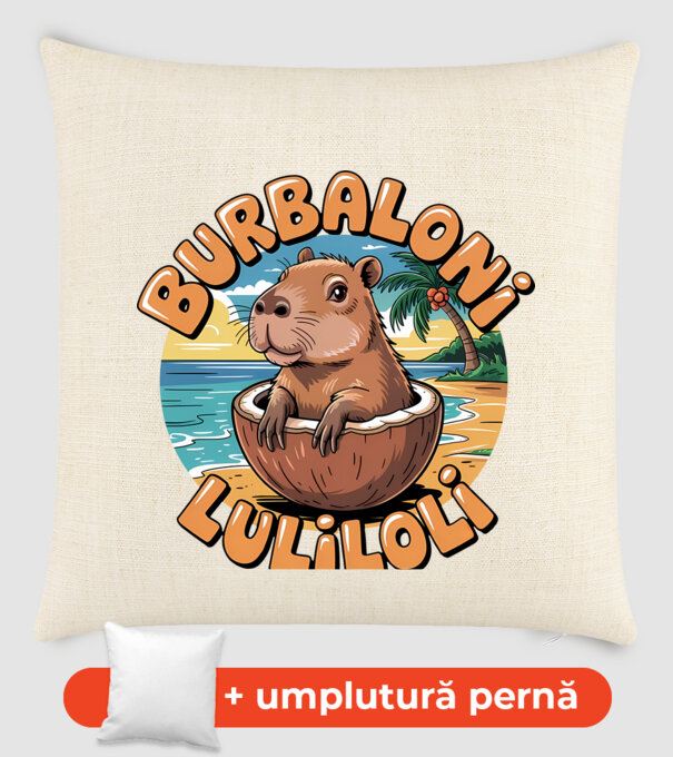 Burbaloni Luliloli model nisipiu pe tricou