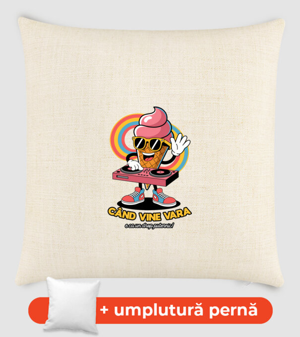 Când vine vara, e ca un drop puternic! model nisipiu pe tricou