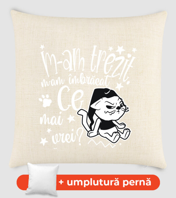 Ce mai vrei? model nisipiu pe tricou