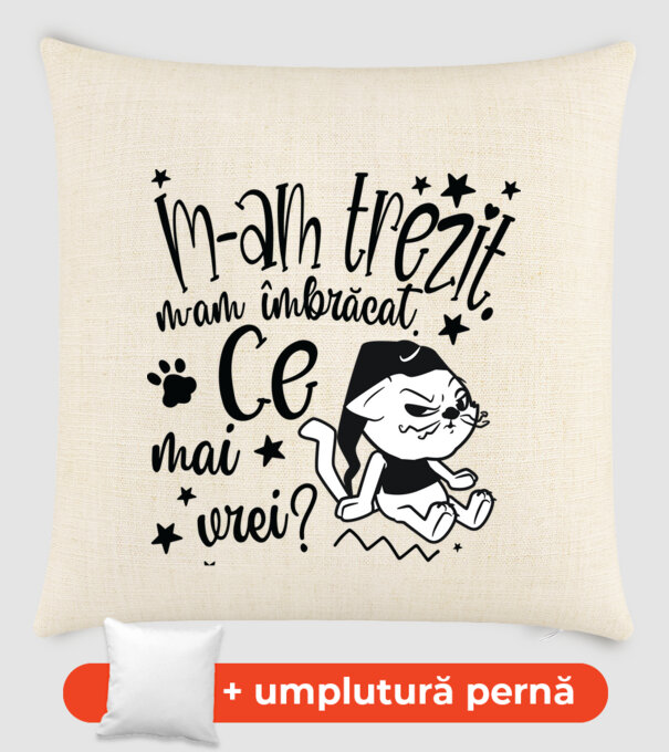 Ce mai vrei? model nisipiu pe tricou