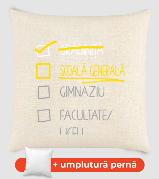 Cheklist educație - grădiniță negru model nisipiu pe tricou