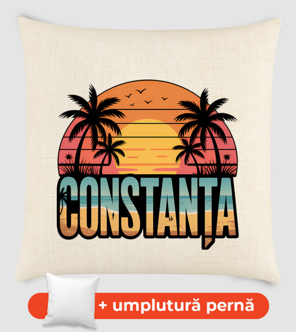 Constanța model nisipiu pe tricou