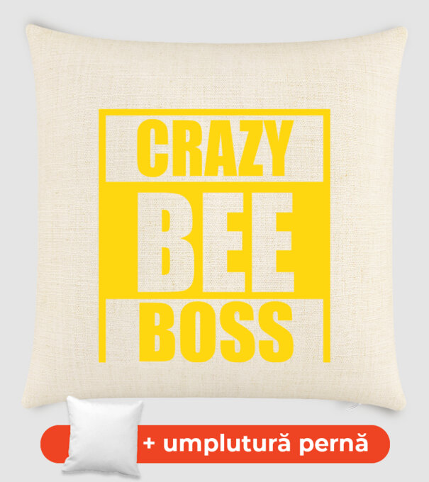 Crazy bee boss model nisipiu pe tricou