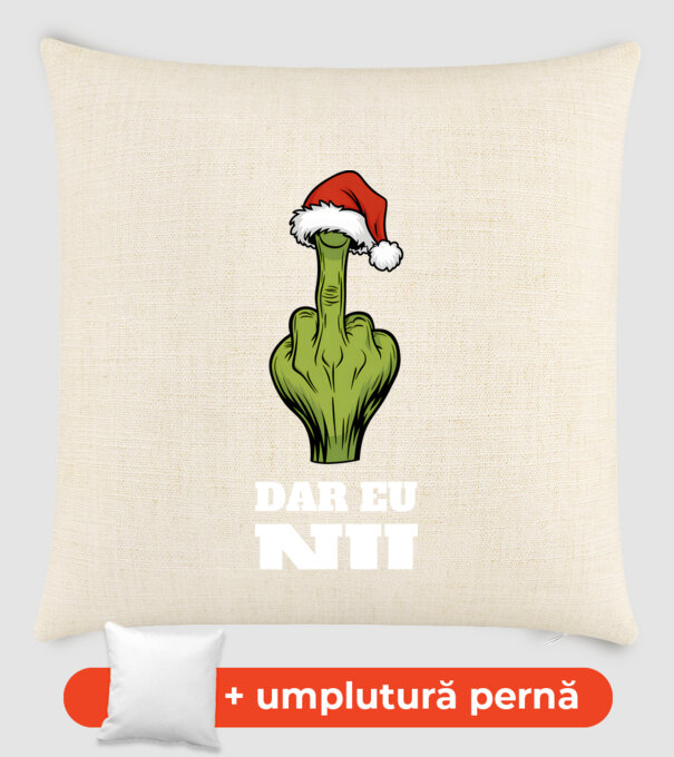 Dar eu NU Negru model nisipiu pe tricou