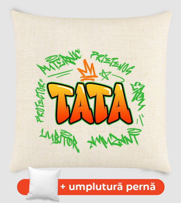 Graffiti tata model nisipiu pe tricou
